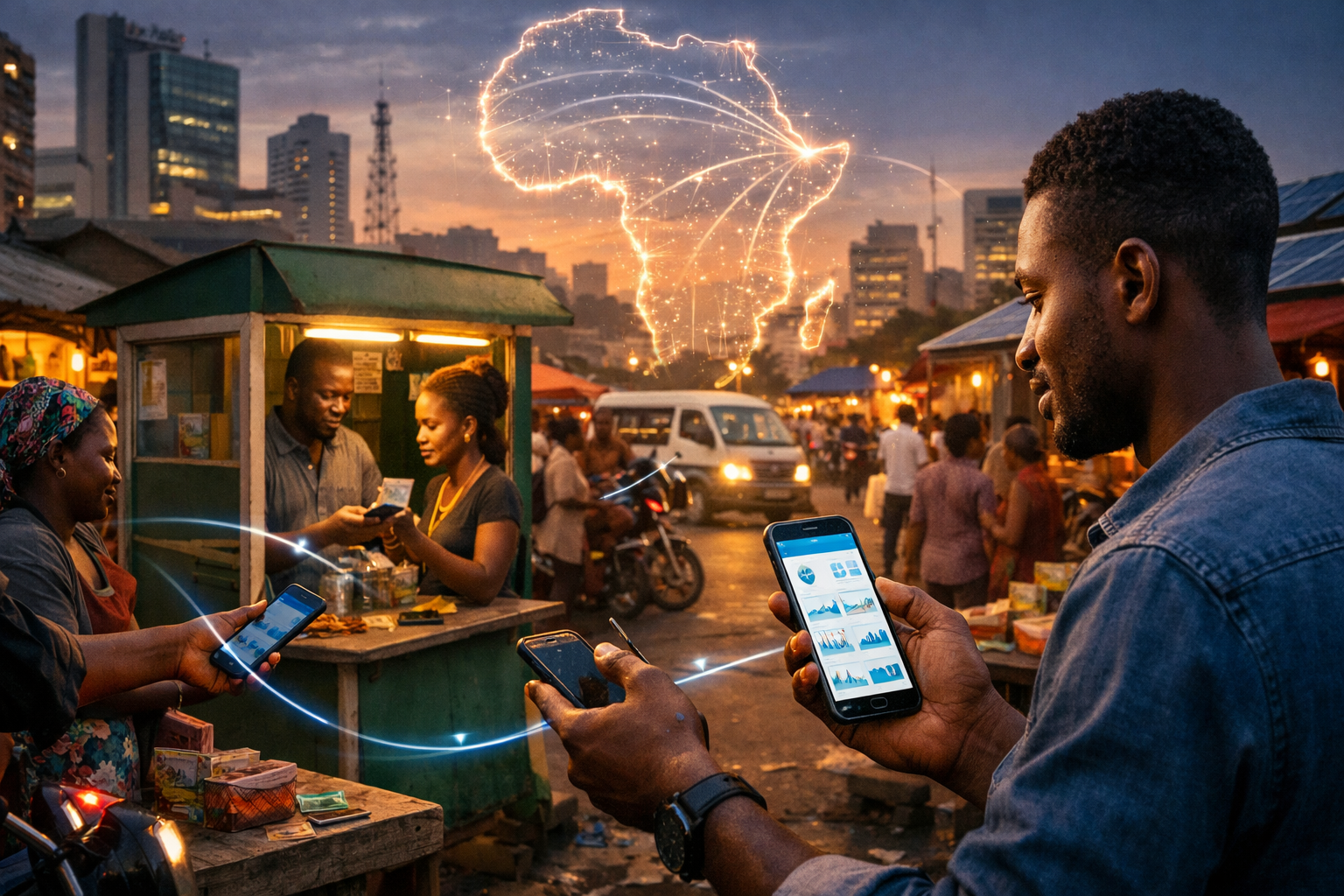 Digital Leapfrog: How Africa Became the Global Leader in Mobile Money and Fintech 20260223 1014 image generation simple compose 01kj5h07j9e2qa96ypgcdkq3zb