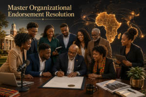 Master Organizational Endorsement Resolution